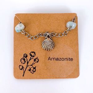 💙Amazonite Crystals Anklet 